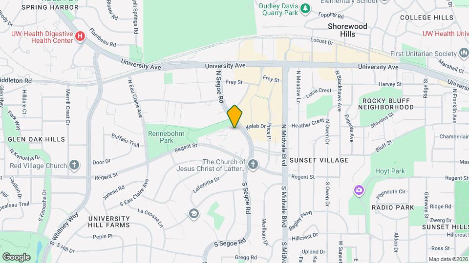 414 N Segoe Rd Map and Location Details