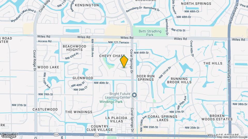 10655 NW 42nd Dr Map and Location Details