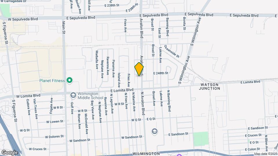 24815 S Avalon Blvd Map and Location Details
