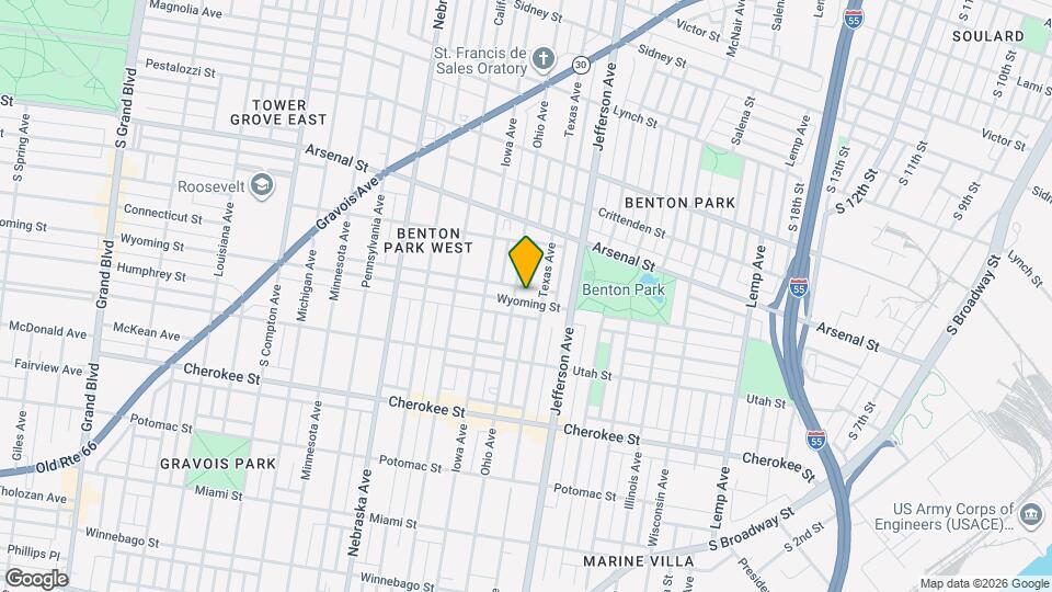 2643 Wyoming St Map and Location Details