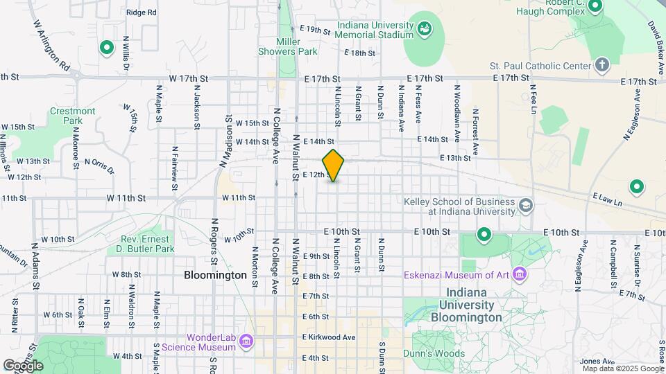 803 N Lincoln St Map and Location Details