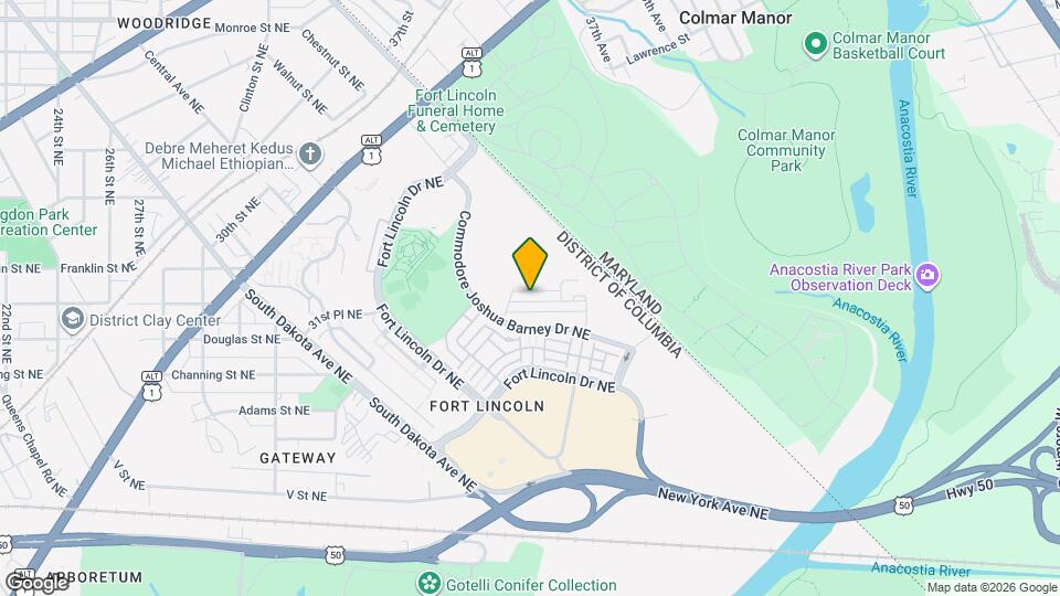 3620 Jamison St NE Map and Location Details