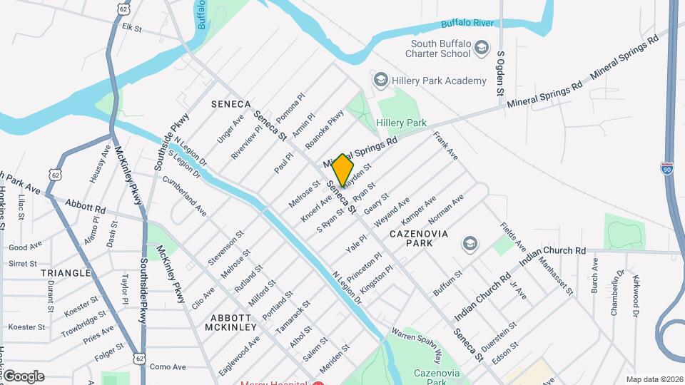 1994 Seneca St, Unit 1 Map and Location Details