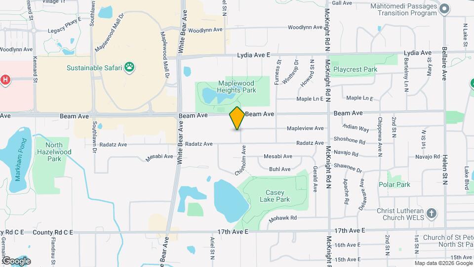 2837 Frederick St Map and Location Details