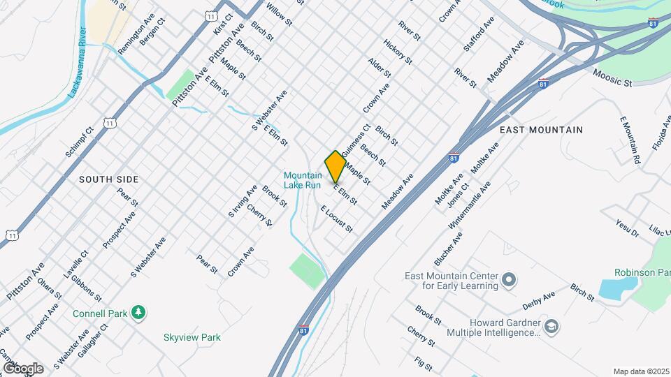 954 E Elm St Map and Location Details