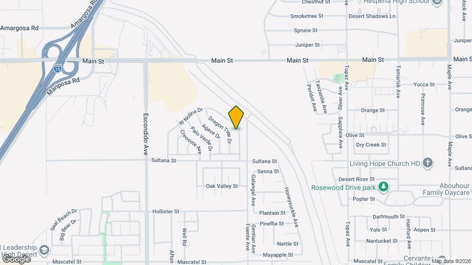 9400 Nolina Dr Map and Location Details