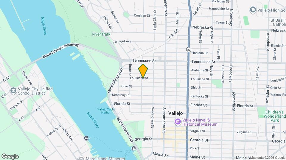 301 Louisiana St Mapa y Detalles de la Ubicación