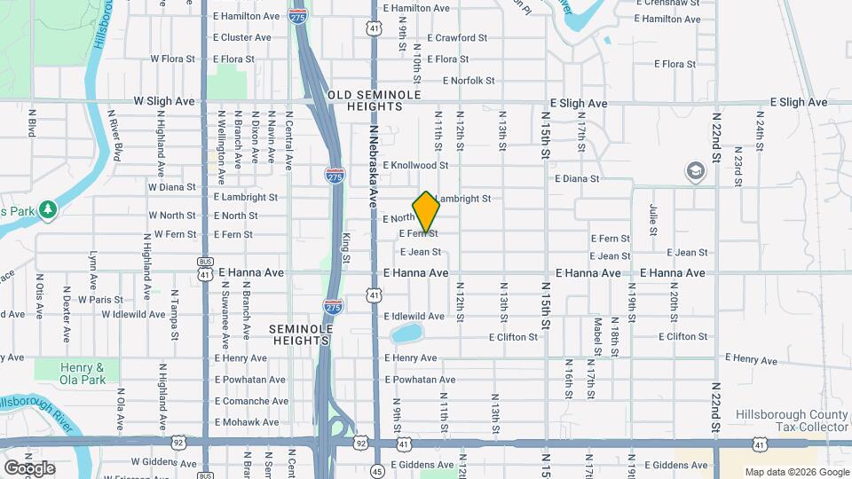 1013 E Fern St Map and Location Details