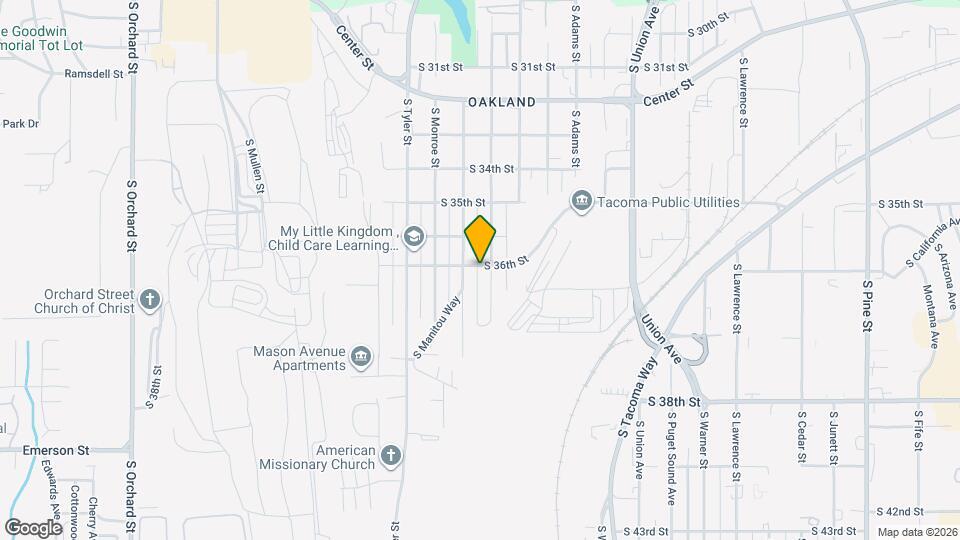 4008 S 36th St Map and Location Details