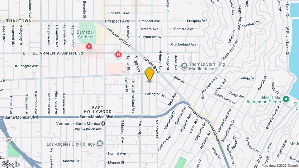 1237 N Commonwealth Ave Map and Location Details