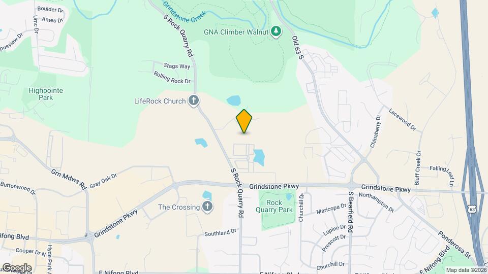 3016 S Rock Quarry Rd Map and Location Details