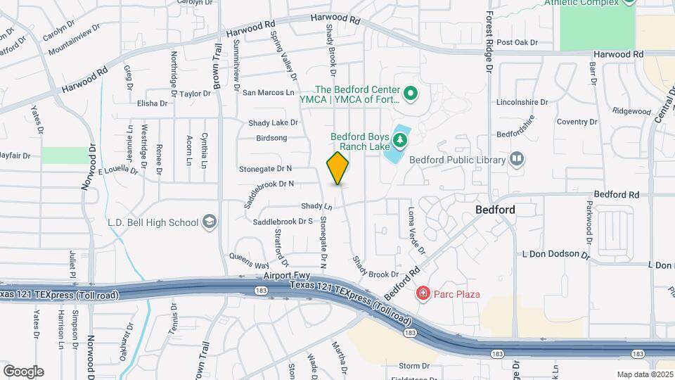 2213 Shady Brook Dr Map and Location Details