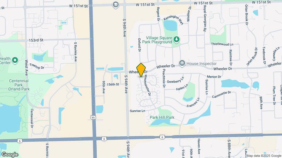 15513 Whitehall Ln Map and Location Details
