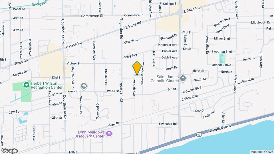 452 Live Oak Ave Map and Location Details
