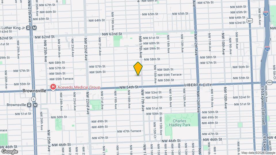 1730 NW 55th Terrace Map and Location Details