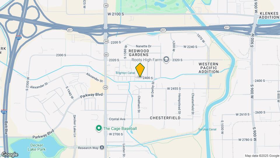 1492 W 2400 S Map and Location Details