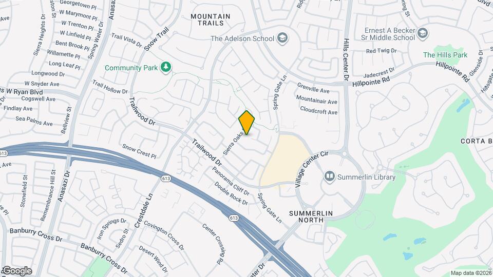 9817 Park Brook Ave Map and Location Details