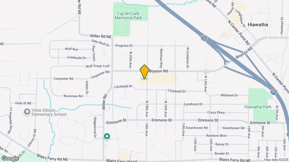 412 N 18th Ave Map and Location Details