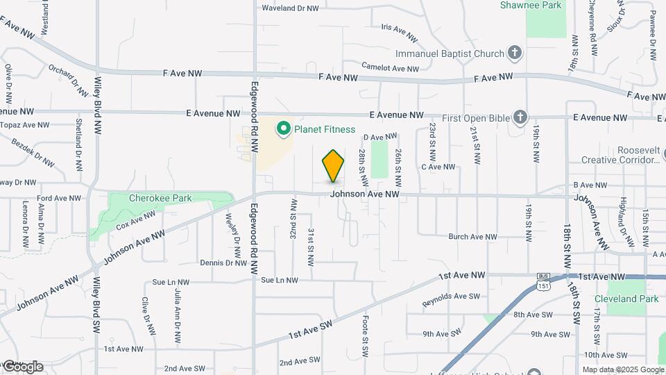 2916 Johnson Ave NW Map and Location Details