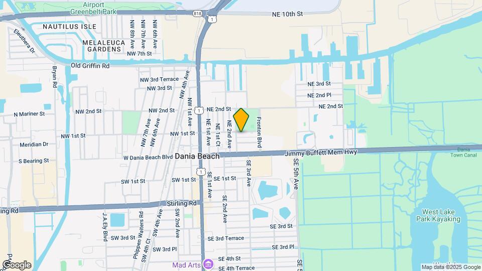 220 NE 1st St Map and Location Details