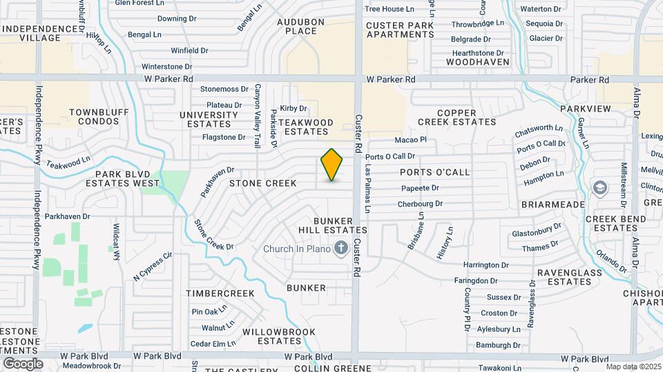 2121 Stone Creek Dr Map and Location Details