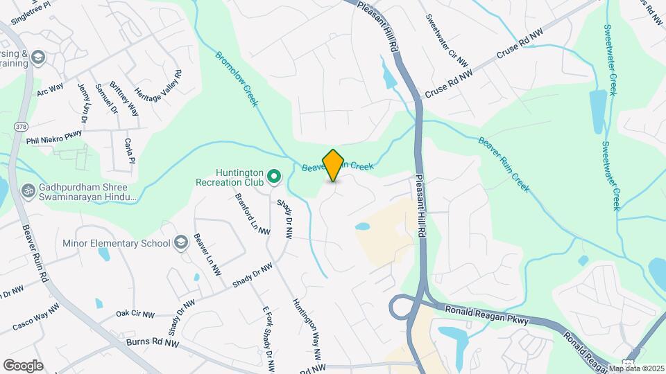 908 Saybrook Cir NW Map and Location Details