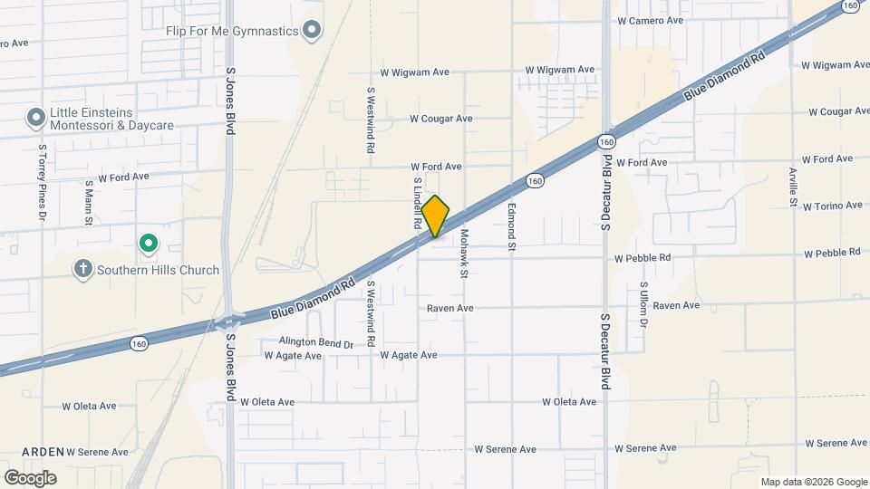 5446 Caprock Canyon Ave Map and Location Details