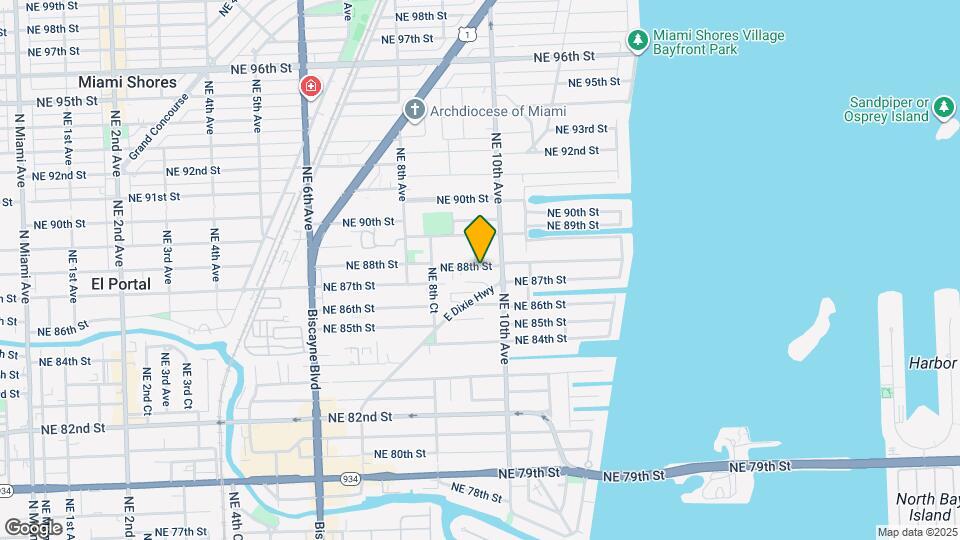 950 NE 88th St Map and Location Details