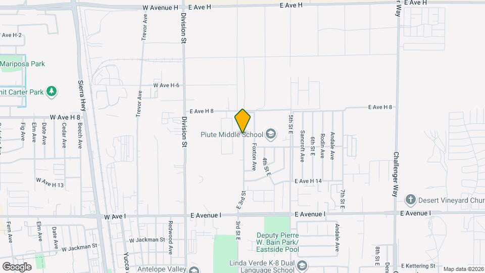 45517 3rd st E, Unit 45517 Mapa y Detalles de la Ubicación