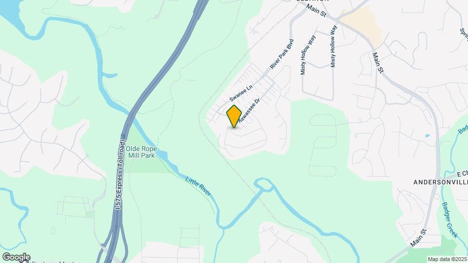 407 Chatooga Ln Map and Location Details