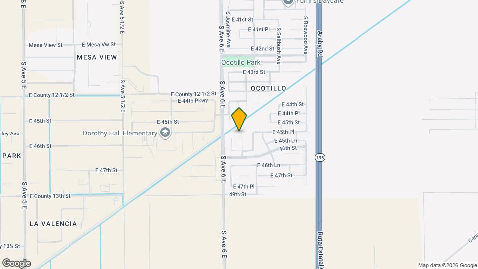 4532 S Agave Ave Map and Location Details