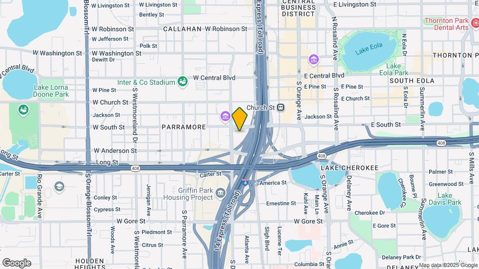 600 W Amelia St Map and Location Details