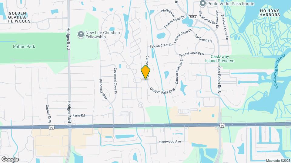 2898 Canyon Falls Dr Map and Location Details