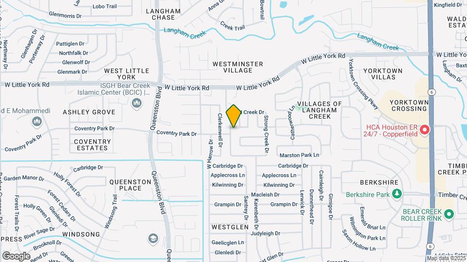 5806 Cedar Field Way Map and Location Details