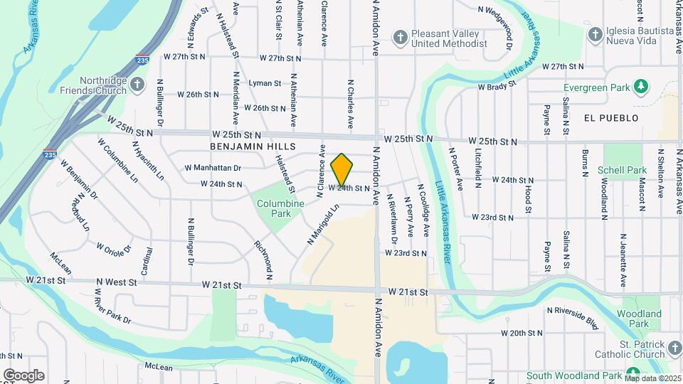 2111 W 24th St N Map and Location Details
