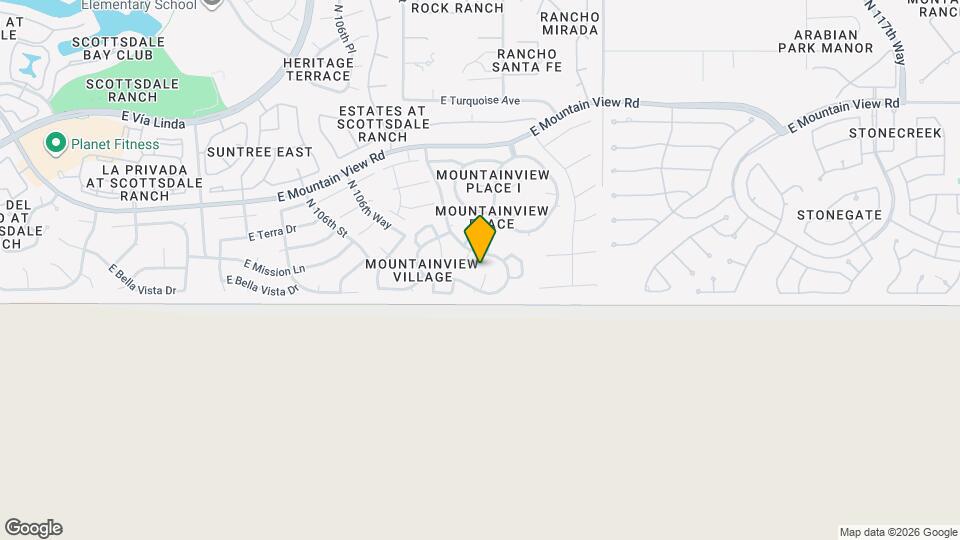 9124 N 108th Way Map and Location Details