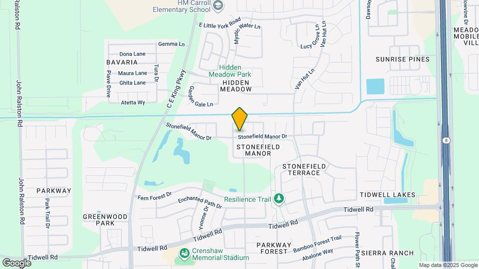 9503 Deep Valley Dr Map and Location Details