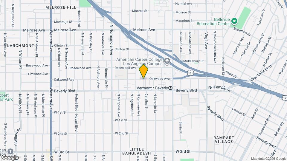 345 N Heliotrope Dr, Unit 345 Map and Location Details