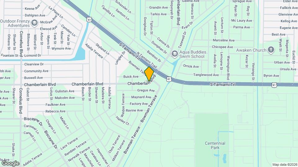 15581 Chamberlain Blvd Mapa y Detalles de la Ubicación