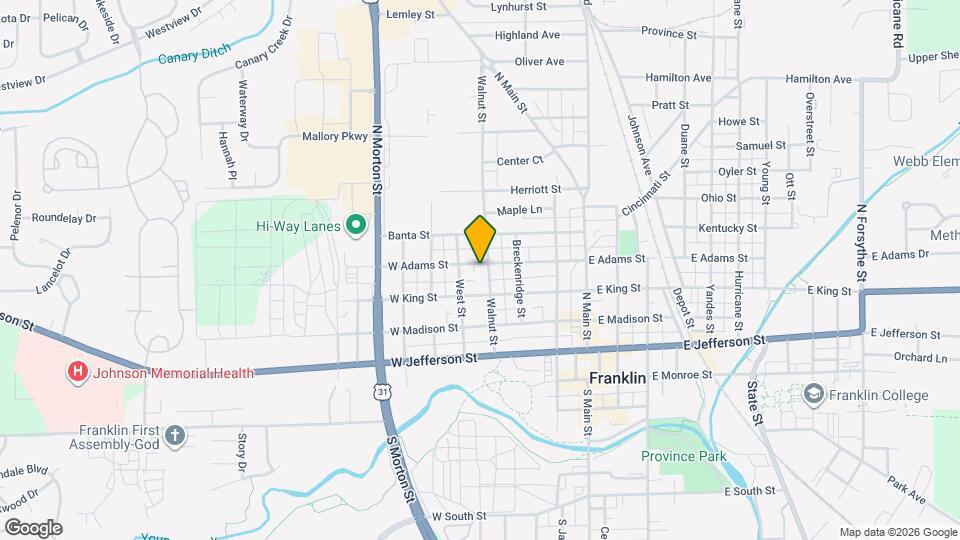 278 Walnut St Map and Location Details