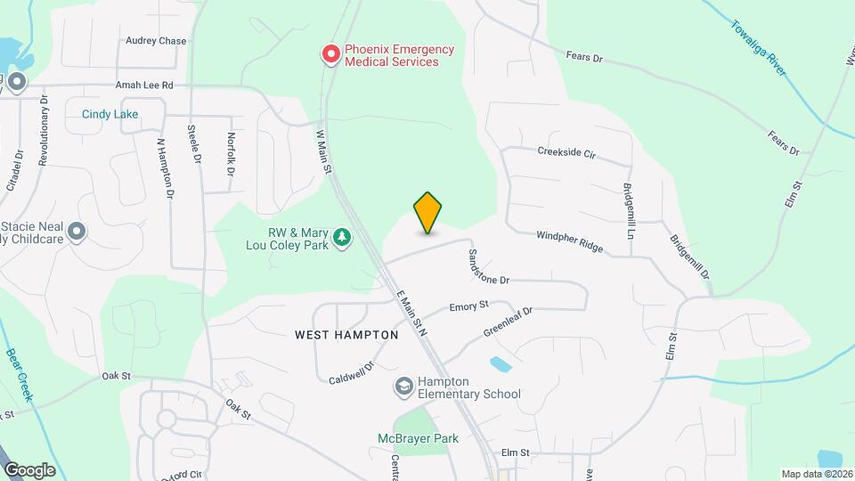 256 Sandstone Dr Mapa y Detalles de la Ubicación