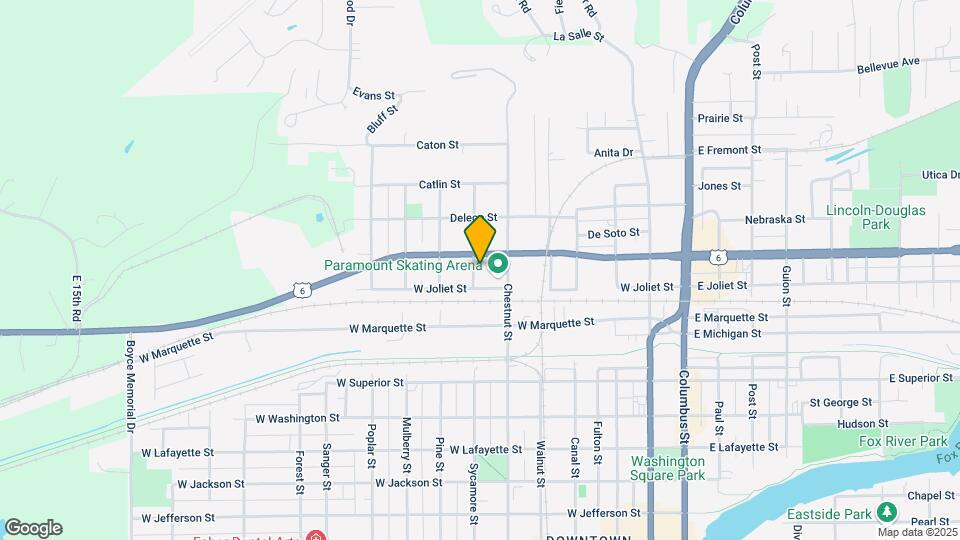 1516 Sycamore St Map and Location Details