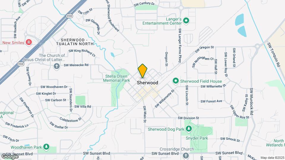 22415 SW Pine St Map and Location Details