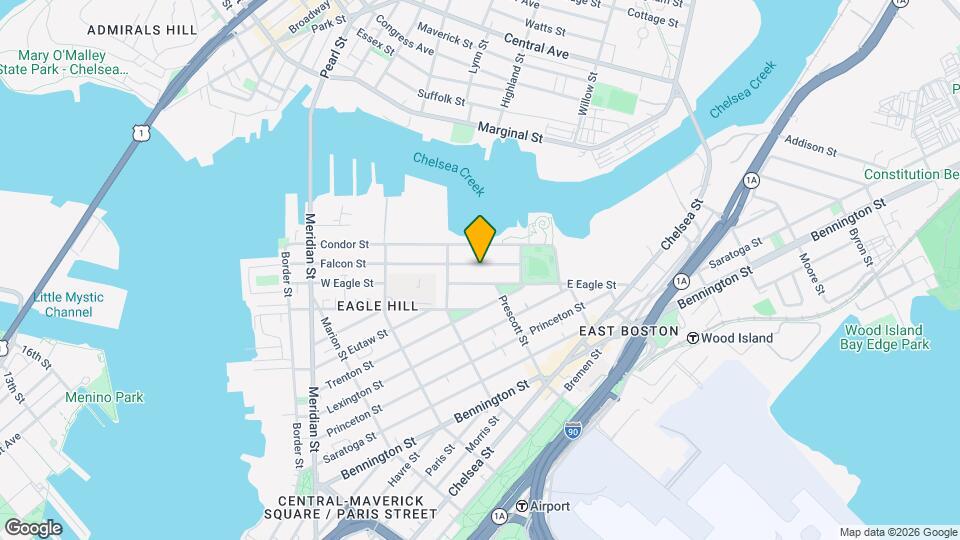 167 Falcon St, Unit 1 Map and Location Details