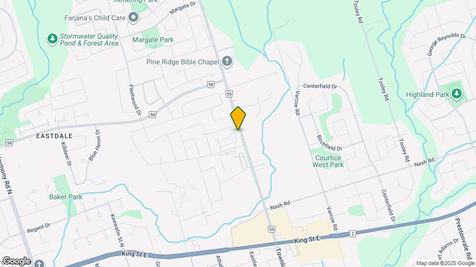 258 Townline Rd N Map and Location Details