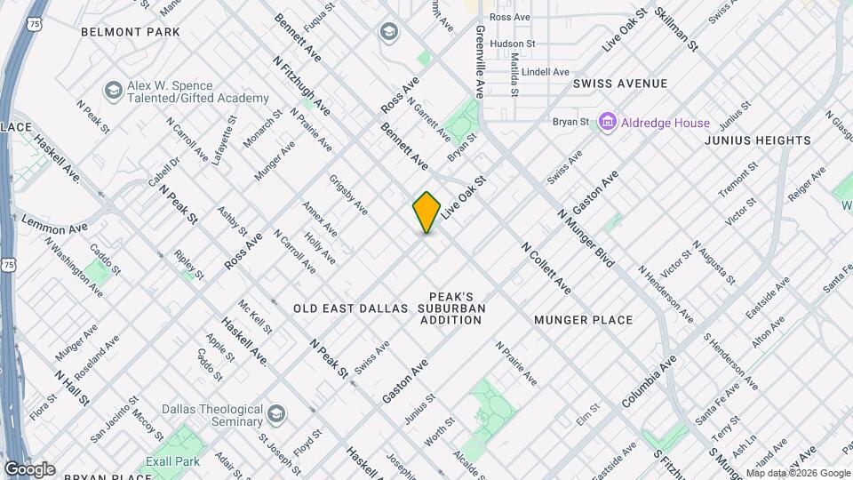 1292 N Prairie Ave Map and Location Details