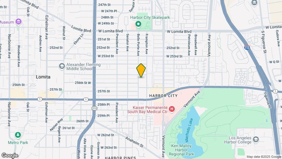 25522 Belle Porte Ave, Unit B Map and Location Details
