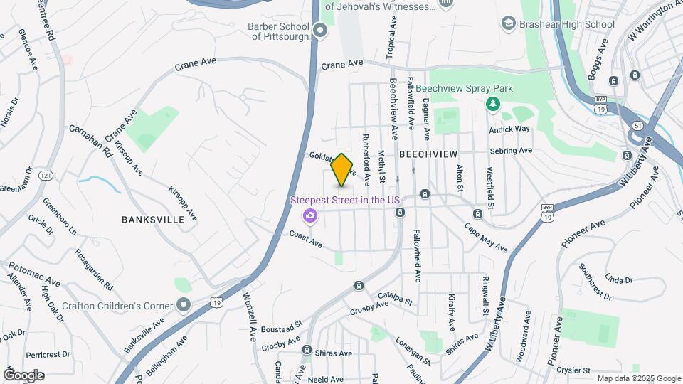 1533 Alverado Ave Map and Location Details