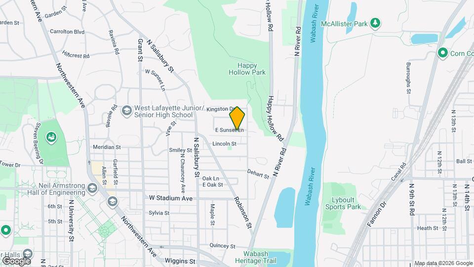 259 E Sunset Ln Map and Location Details