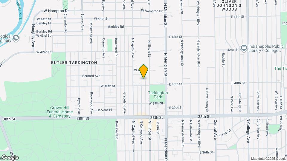 4025 N Kenwood Ave Map and Location Details